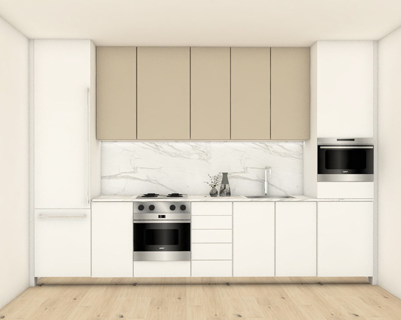 Imatge d'una cuina minimalista creada per un estudi de disseny d'interiors a Sant Cugat