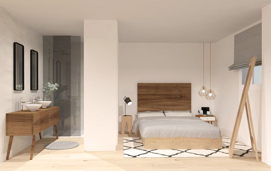 imatge d'una habitació suite d'un estudi de disseny d'interiors